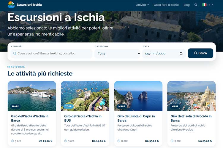 Escursioni a Ischia tra mare, natura, borghi e sapori dell'isola